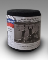 Бинт эластичный спортивный "УНГА-РУС" CROSSFIT C-310 черный, 2м*8см